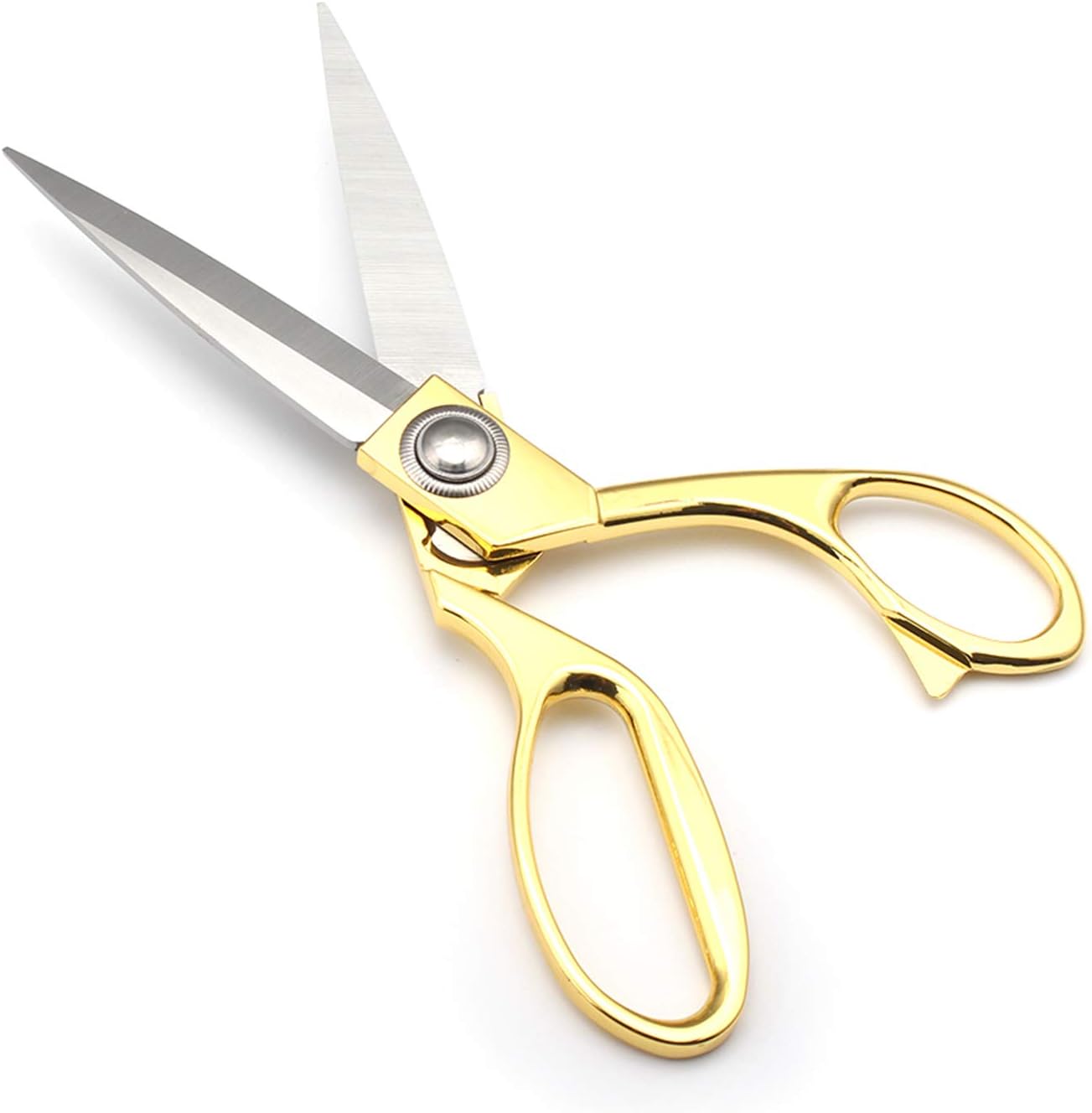 Gold 8" Sharp Tailor Scissors - Fabric, Leather & Clothing Scissors - Stainless Steel Professional Heavy Duty Dressmaking Shears - Image 2