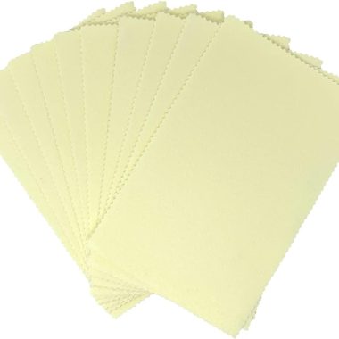 Sunshine Polishing Cloths, Bulk Pack, for Silver, Gold, Brass and Copper Jewelry (10 Pack)